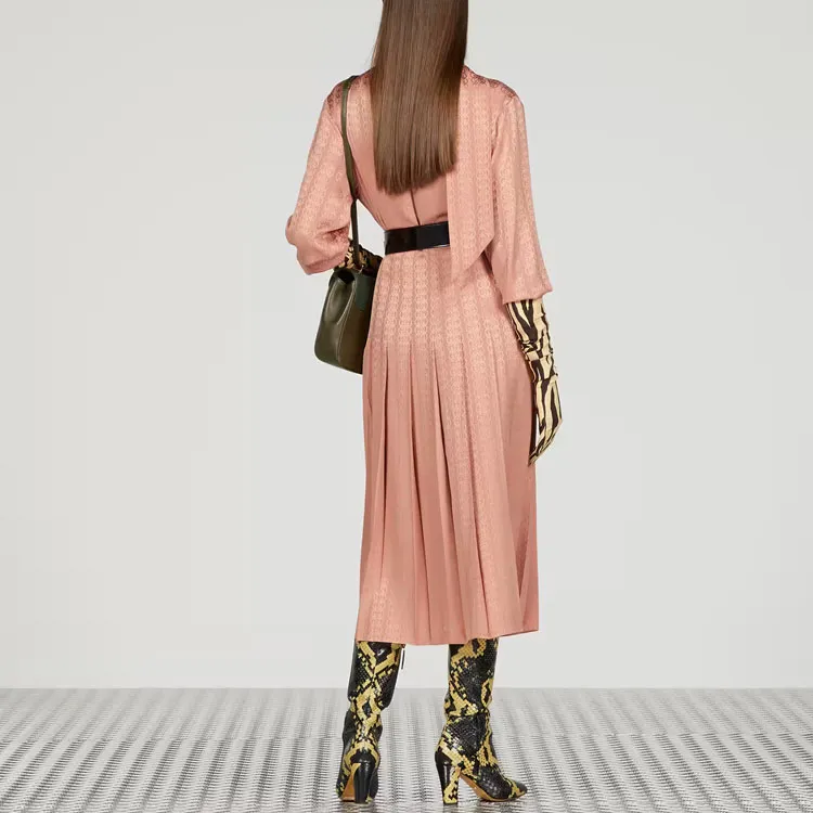 GUCCI Monogrammed Necktie Blouse-2
