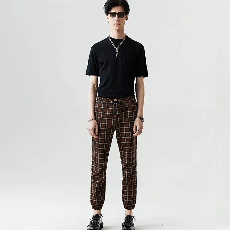 DAVID NAMAN FW21 Casual Pants Men's Coffee-3