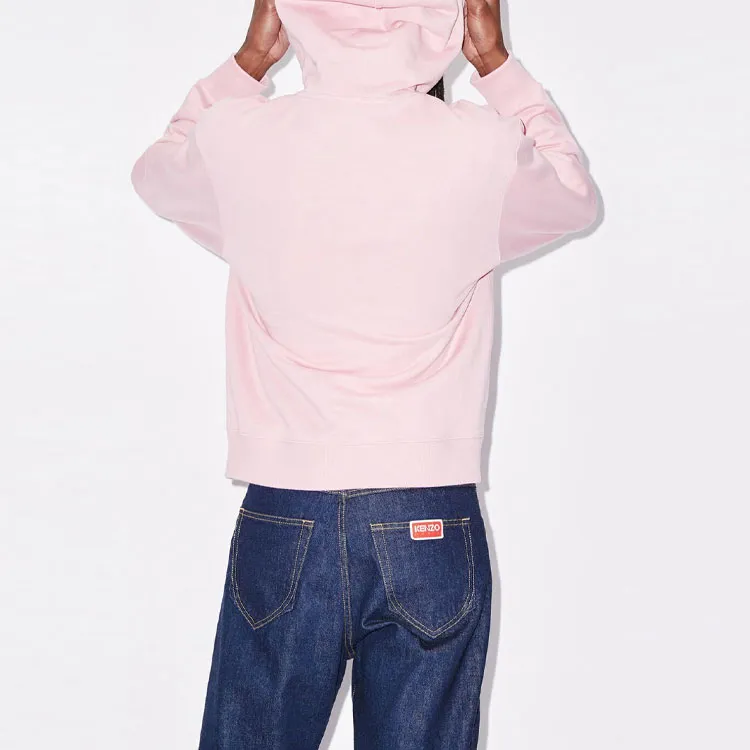 KENZO Logo embroidered Long sleeved Hoodie-4