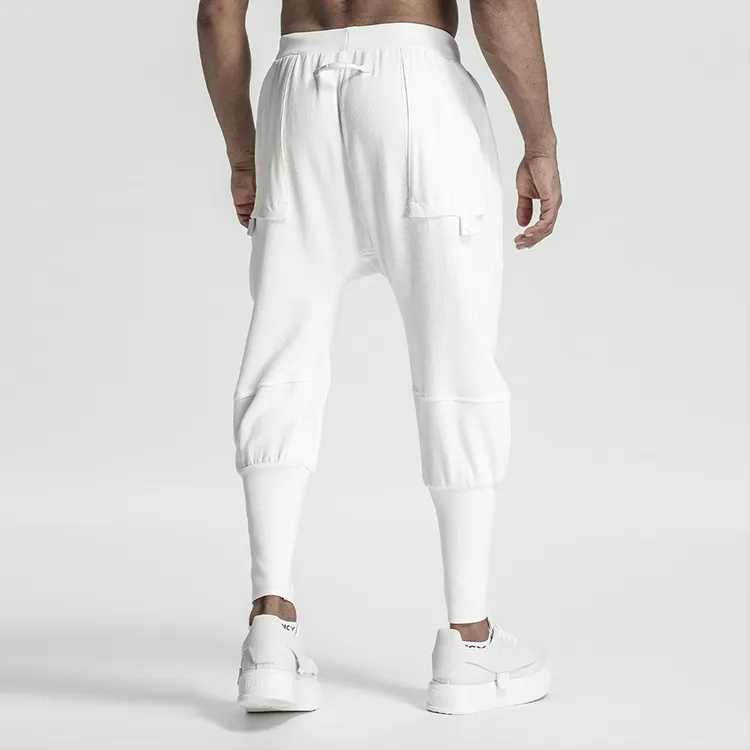 NORVINCY Western Outdoor Trendy Solid Color Cargo Pants Unisex-9