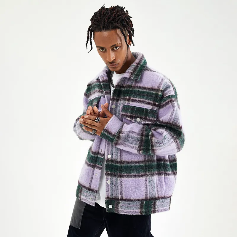 BONELESS Jackets Unisex Purple-5