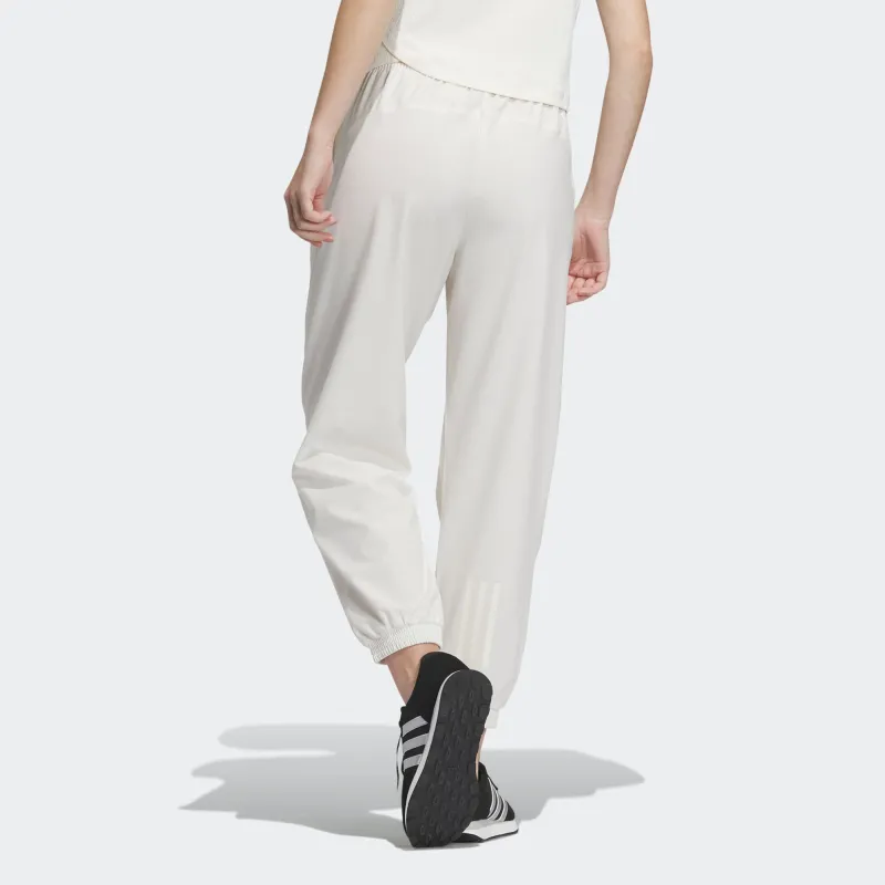 Adidas Casual Pants Women's Pink White-2