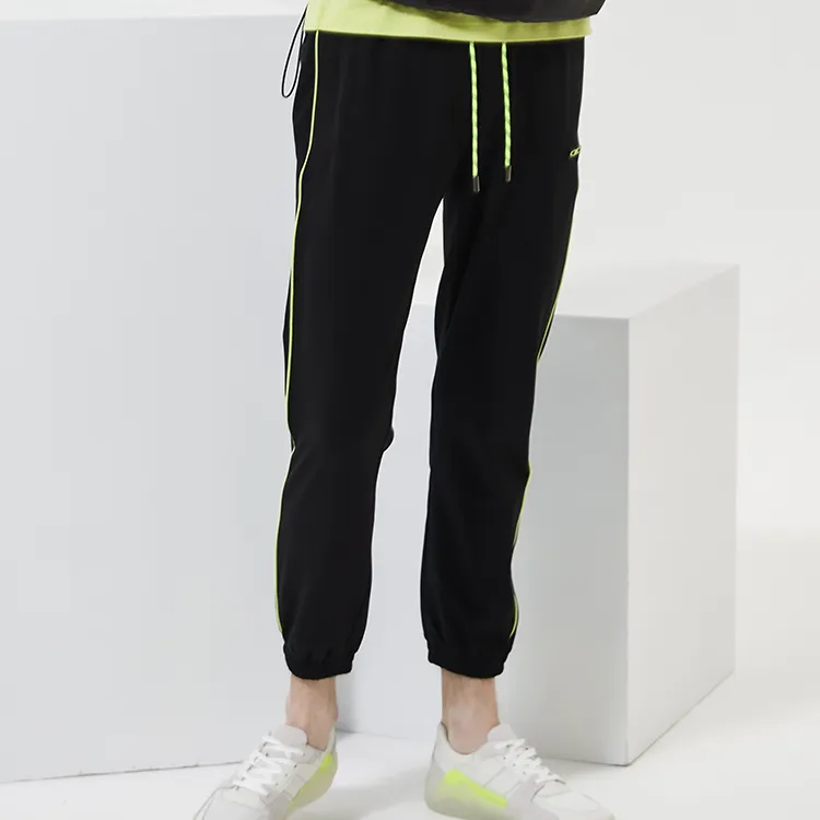 DAVID NAMAN Jogger Casual Pants Men's Black-4