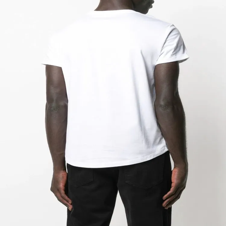 BALMAIN T Shirts Men White-3