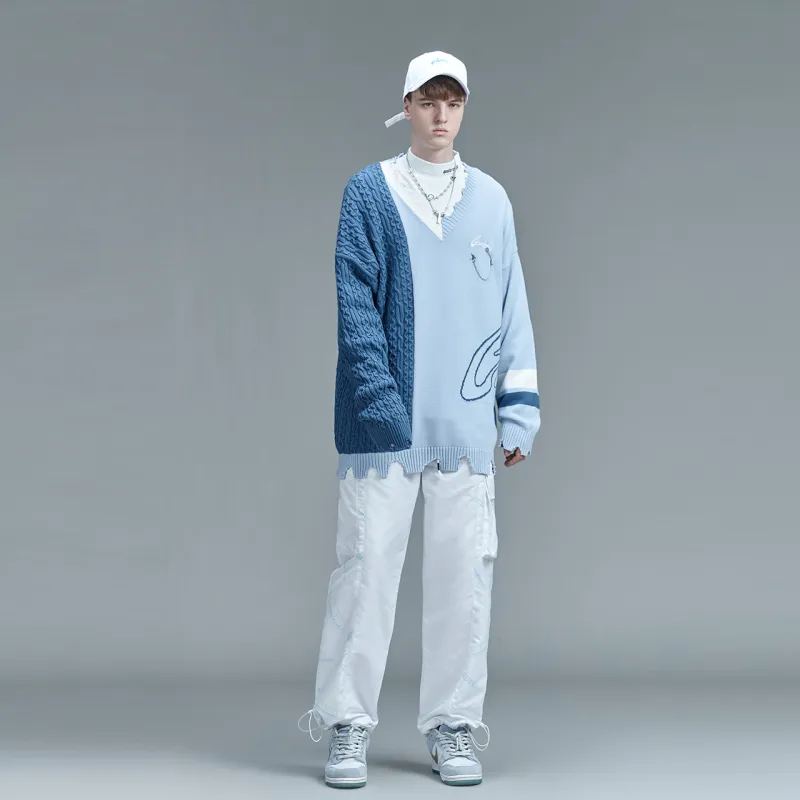 Guuka Sweaters Unisex Blue-5