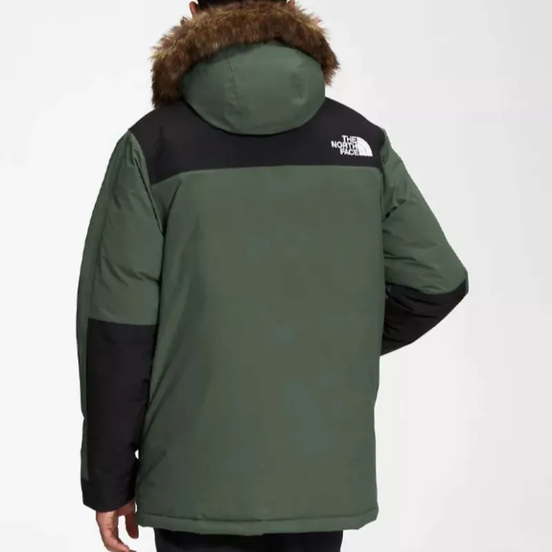 THE NORTH FACE Parka Coats Men Green WTQ-3