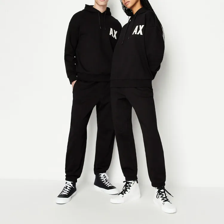 ARMANI EXCHANGE Knitted Sweatpants Unisex Black-1