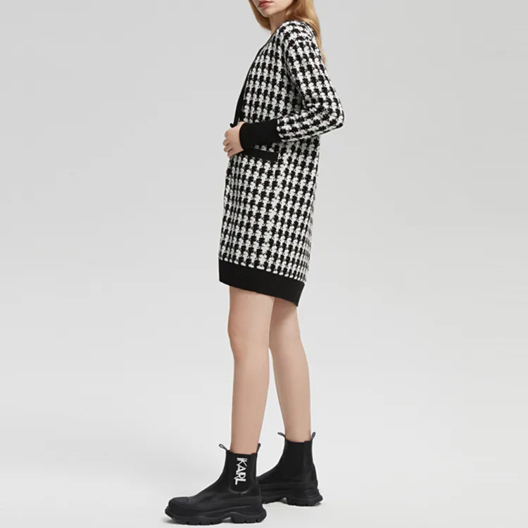 KARL LAGERFELD / Karl Lagerfeld Jeans Knitwear Women's Black/White-5