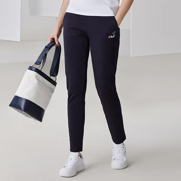 FILA Knitted Sweatpants Women's Legend Blue-3