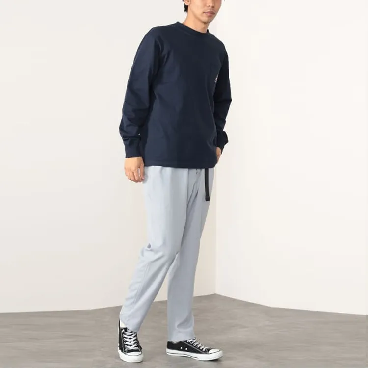 Beams T-Shirts Men Marine Blue-7