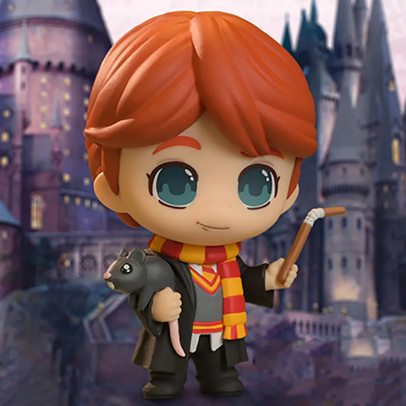 Hot Toys Ron Weasley Cosbi Collector's Doll Harry Potter Ming Box Ron Weasley Chibi Figures-1