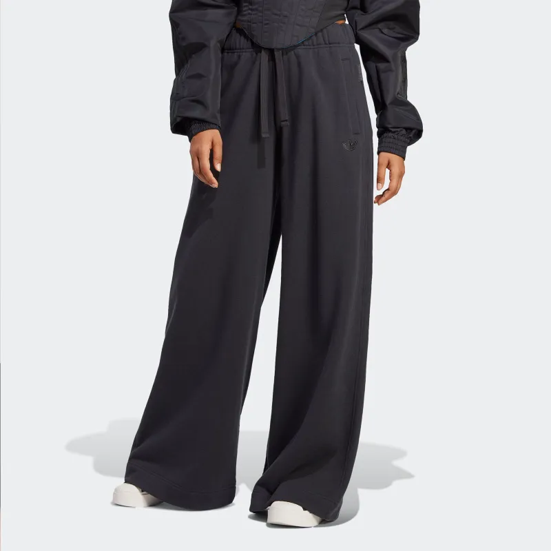 Adidas Originals Blue Version Collection Knitted Sweatpants Women's Black-3