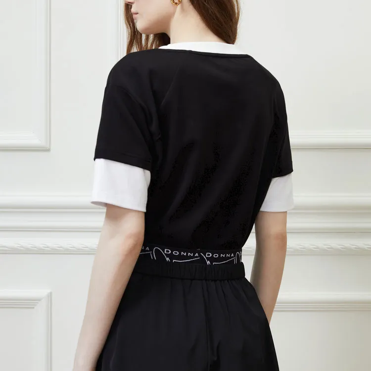 DKNY T-Shirts Women's Black-3