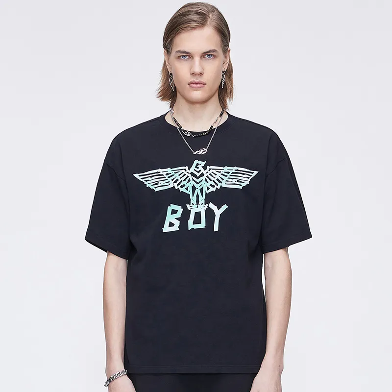 Boy London SS21 Straight T Shirt Unisex Black-2