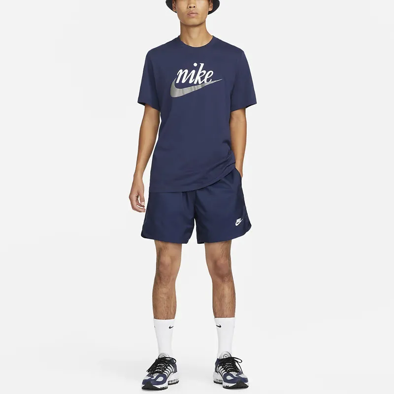 Nike T Shirts Men Blue Purple-2