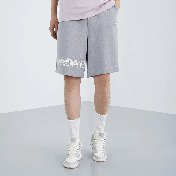 ANTA Life Collection Casual Shorts Men Metallic Gray-2