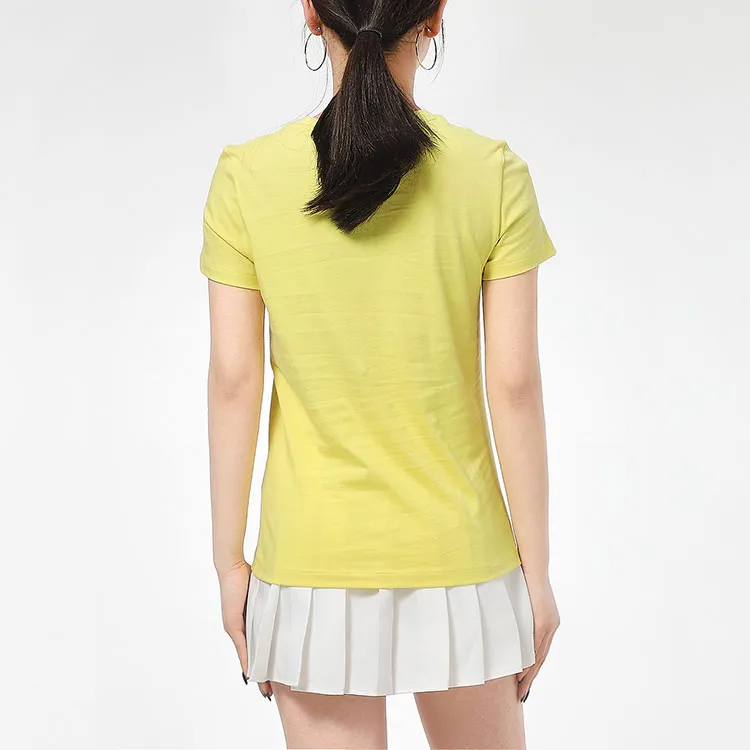 PUMA T Shirts Women's Yellow-3