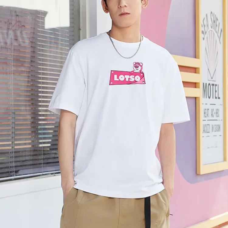 LiNing x Disney T Shirt Unisex White-4