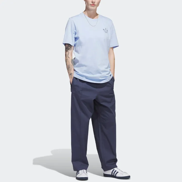 Adidas Originals JONES SS TEE T Shirts Men Light Blue-3