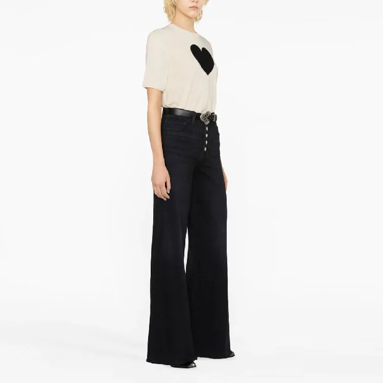 FRAME High-waist Wide-leg Jeans-3