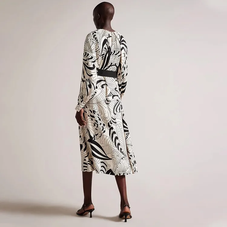 Ted Baker Long-Sleeved Dresses Women's White-1
