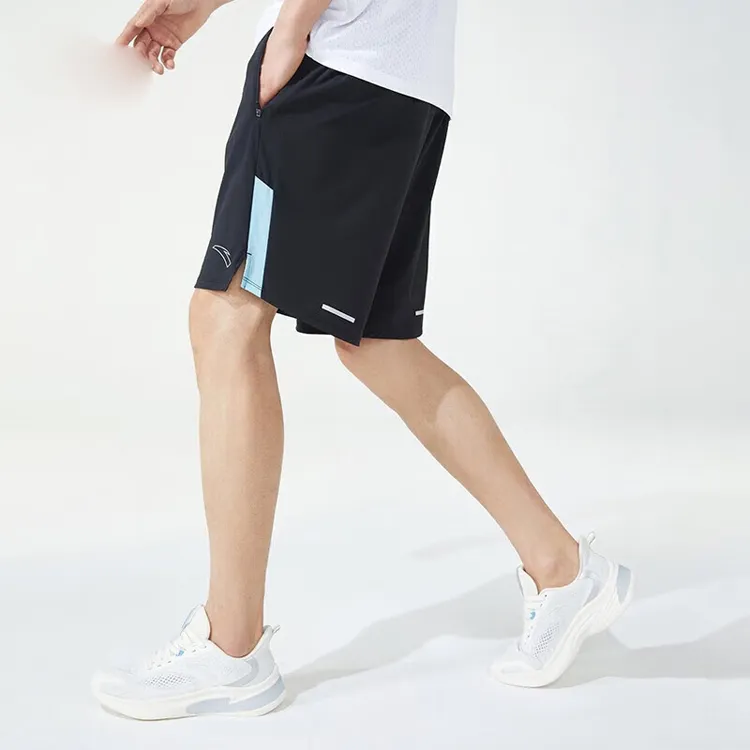 Anta Running Collection Casual Shorts Men's Sunny Smoke Blue-4