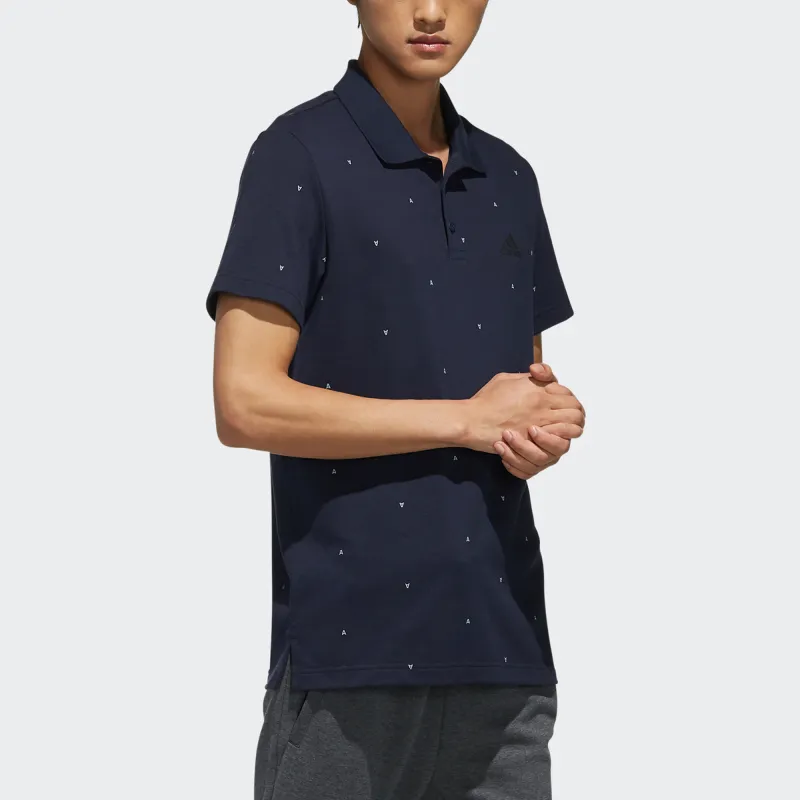 Adidas Polo Shirts Men Navy Blue-4