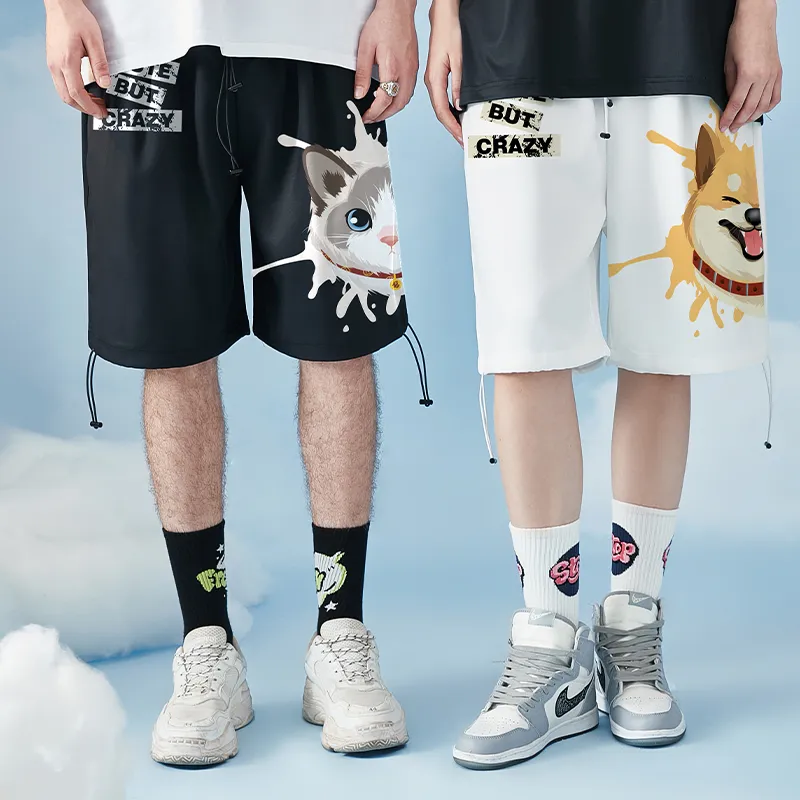 SANSYAS Loose Fit Shorts Unisex-2