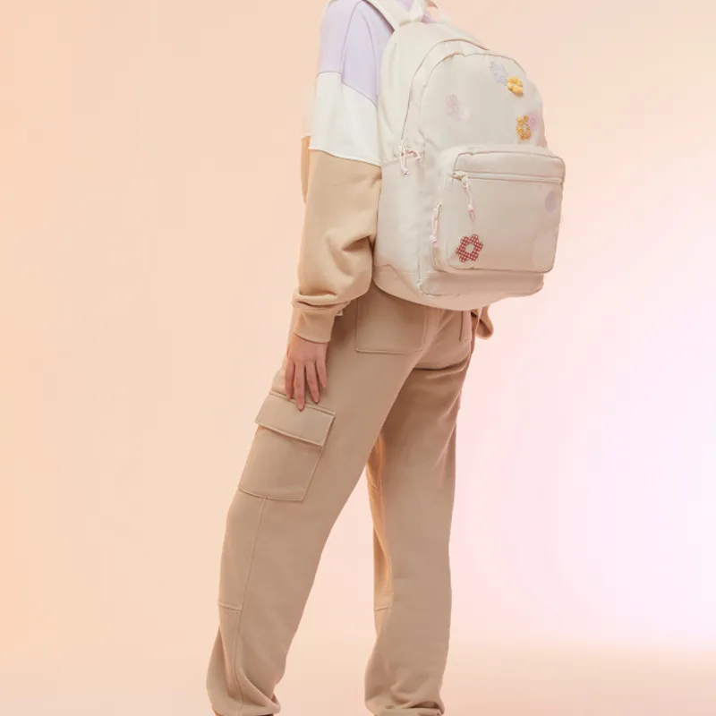 Converse Polyester Backpack Regular Unisex Milk White-4