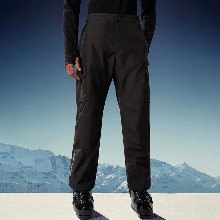 Moncler Grenoble Series Ski Pants Men Black-3