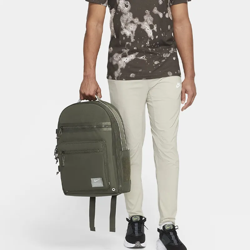 Nike Fabric Backpack Regular Unisex Khaki Green/Mica Green-6