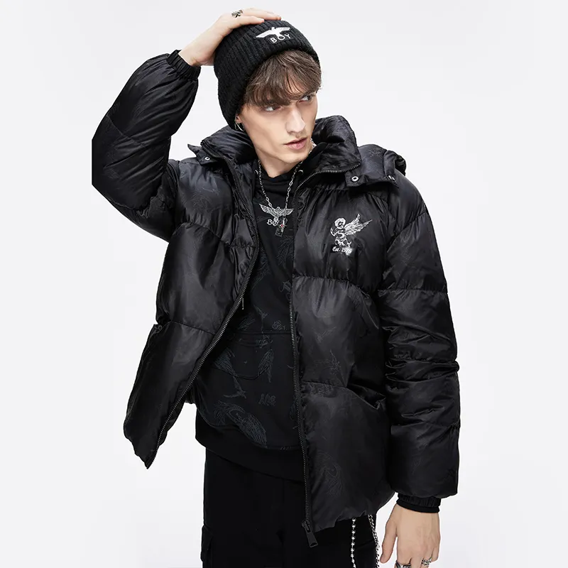 Boy London Down Jacket Winter Unisex Black-6