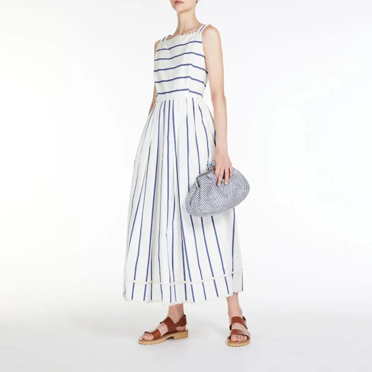 WEEKEND MaxMara Sleeveless Dress Women's White-2