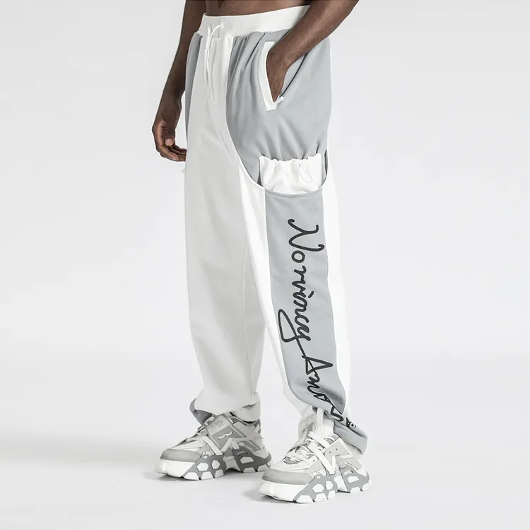 NORVINCY Western Trendy Multicolor Knitted Sweatpants Unisex-9