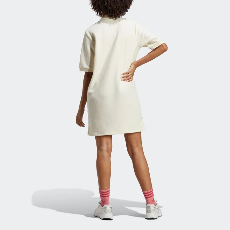 Adidas Originals Cherry Blossom Limited Series Short Sleeved Dress Women's Ivory-2