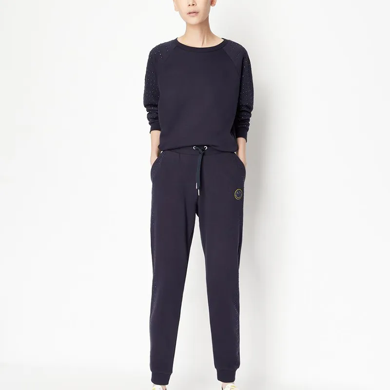 Smileyworld X ARMANI EXCHANGE ARMANI EXCHANGE X SmileyWorld Sweatshirts Women's Dark Blue-1