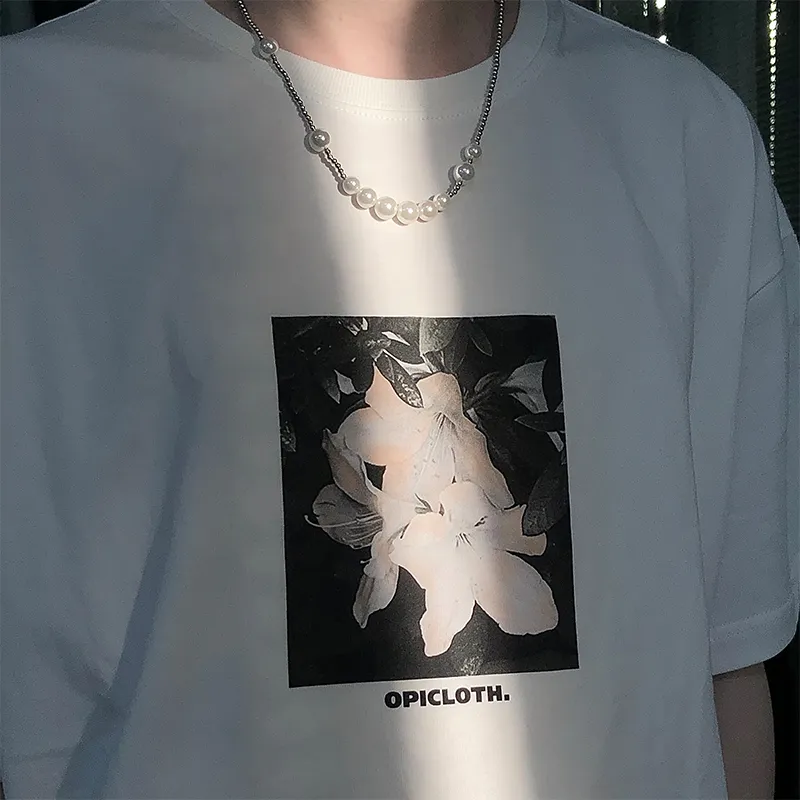 OPICLOTH SS21 Straight T Shirt Unisex White-4