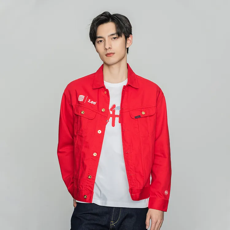 Lee Jackets Men True Red-2