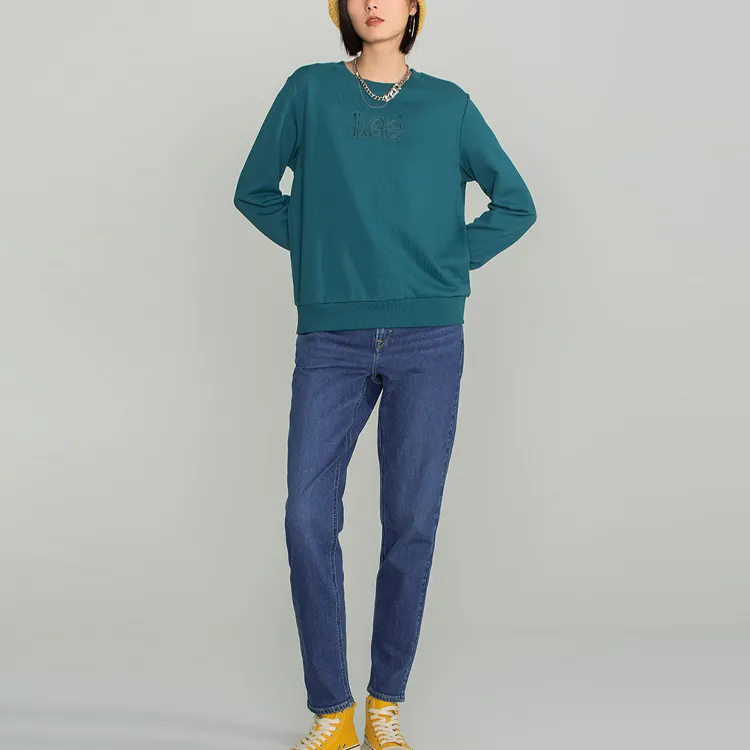 Lee Sweatshirts Women's Dark Spruce Green-2