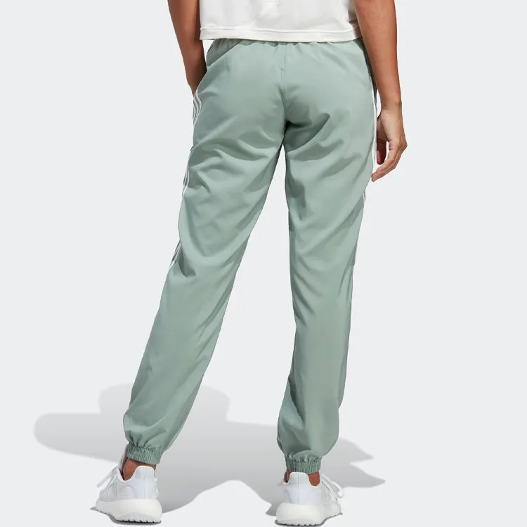 Adidas Knitted Sports Pants Women's Dusty Green-2