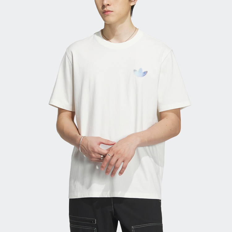 Adidas Originals T-Shirts Men Jade White XS - POIZON