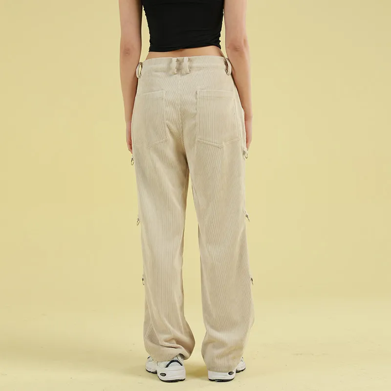 FRLMK Cargo Pants Casual Pants Unisex Khaki-4