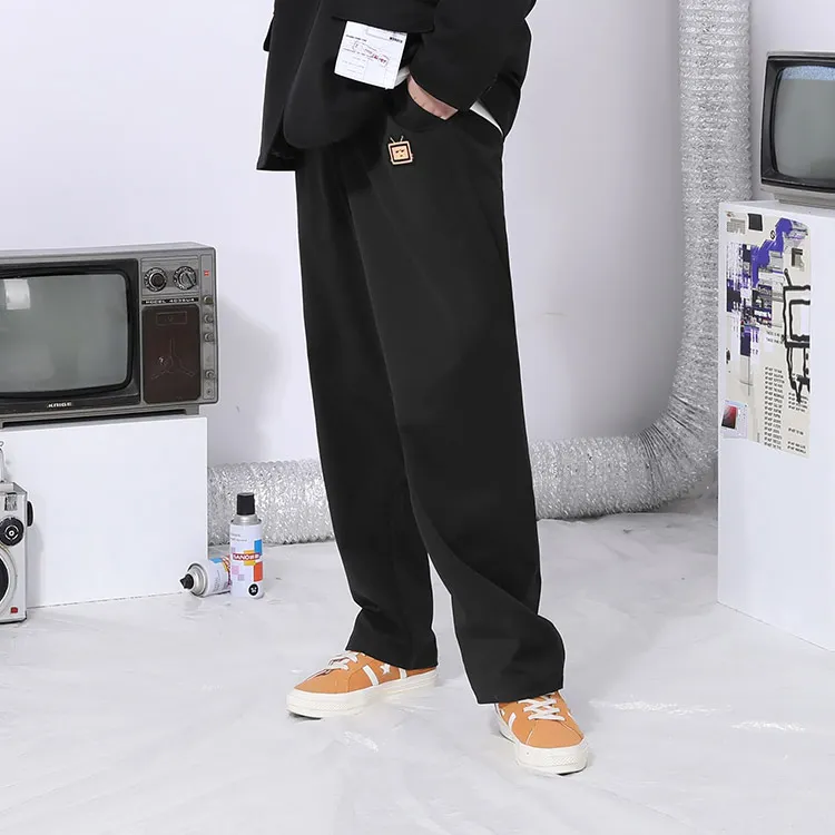 TVX Straight Casual Pants Unisex Black-3