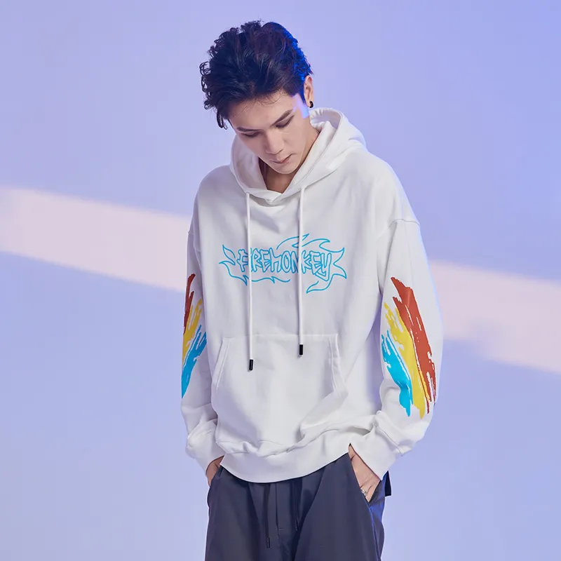 FireMonkey Hooded Loose Fit Sweatshirt Unisex-3