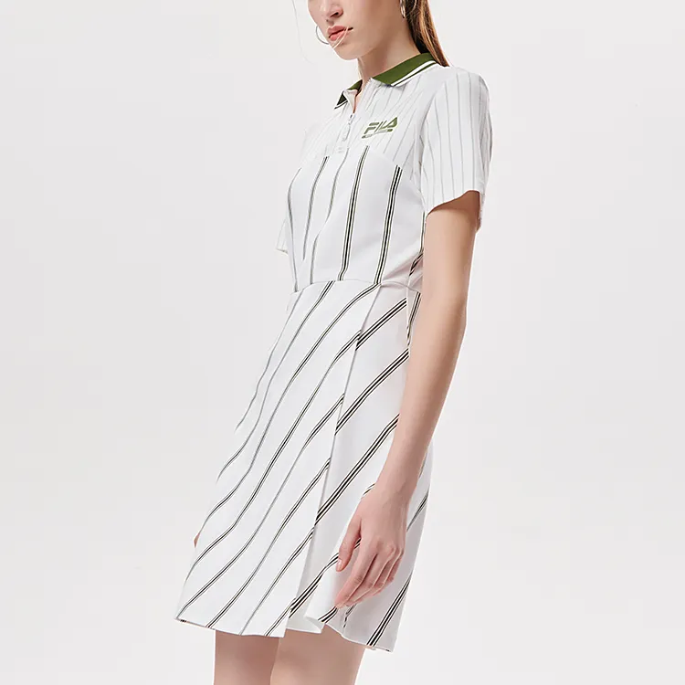 FILA FUSION x White Mountaineering , Short Sleeved Dress Women's Sports White-4