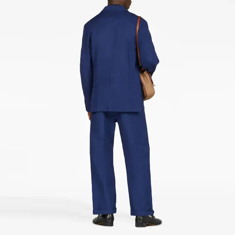 GUCCI SS23 Casual Pants Men's Blue-2