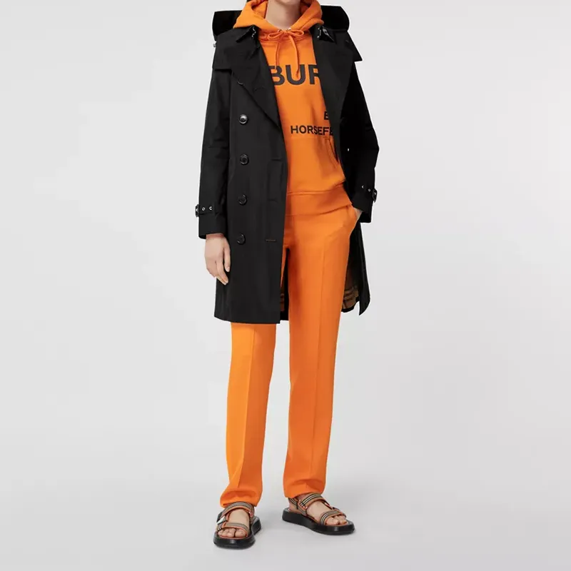 Burberry Gabardine weave Trench Coat-2