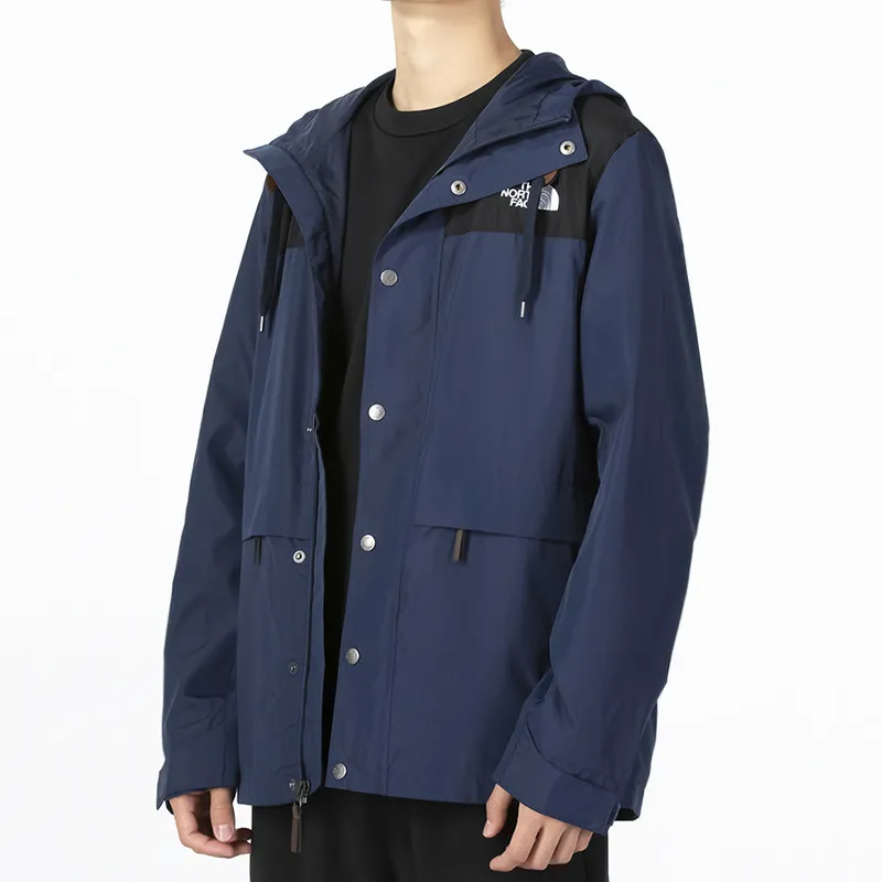 THE NORTH FACE City Outdoor Collection Windbreaker Jackets Men Blue-4