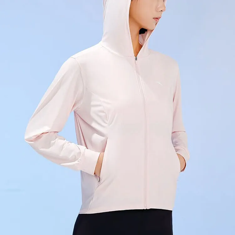 ANTA Variety Training Collection Sun Protection Clothing Women's Pink-1