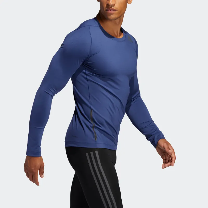 Adidas Raglan Sleeve T Shirt Men's Tech Indigo-4